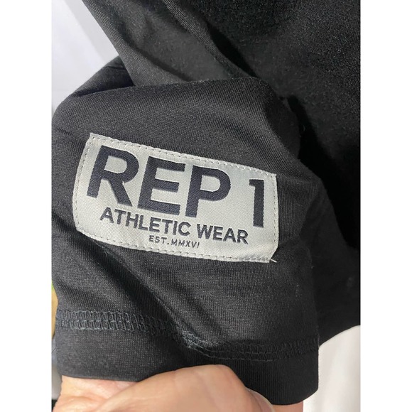 REP 1 Athletic Wear 1 Black Shirt size Large - Picture 12 of 13